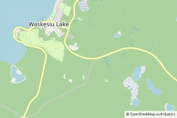 Mapa Waskesiu