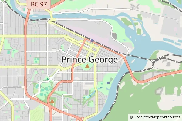 Mapa Prince George