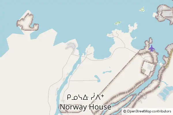 Mapa Norway House