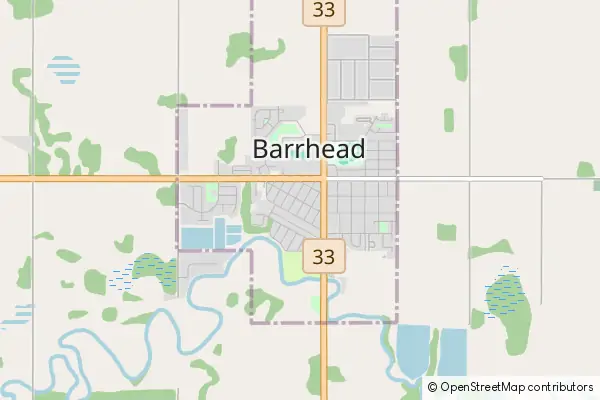 Mapa Barrhead