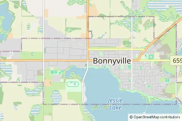 Mapa Bonnyville