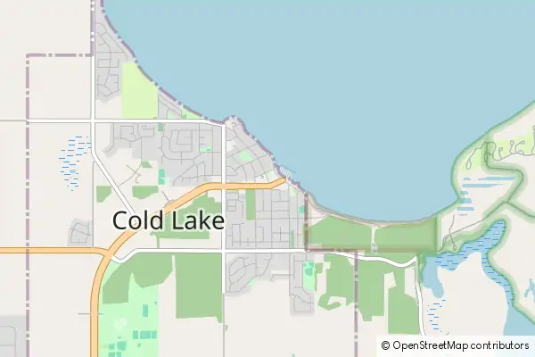 Mapa Cold Lake