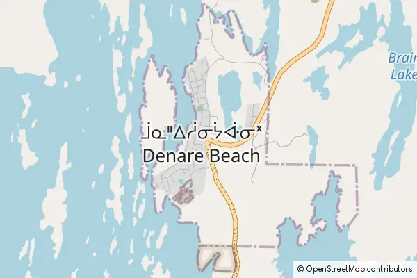 Mapa Denare Beach