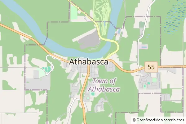 Mapa Athabasca