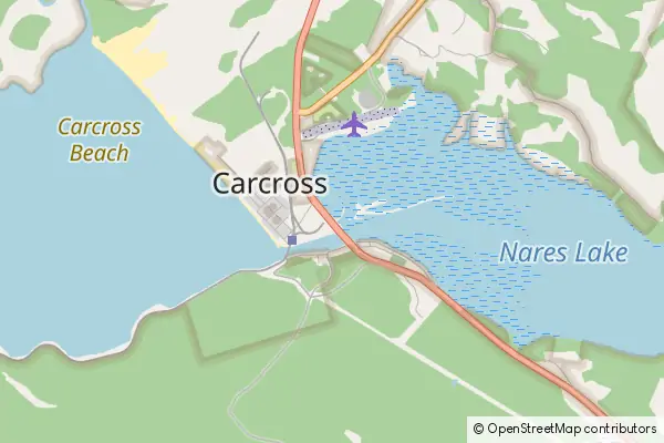 Mapa Carcross