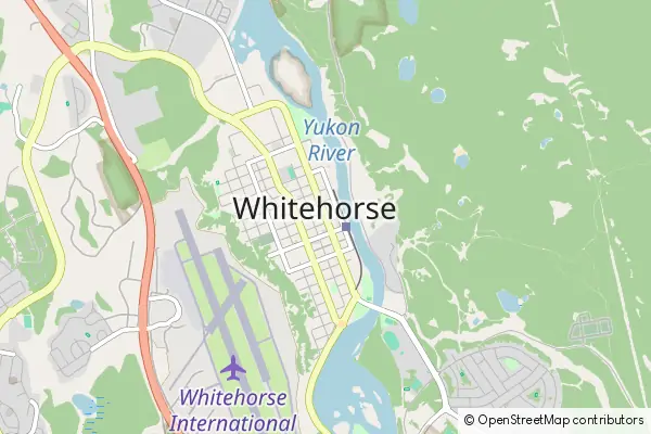 Mapa Whitehorse