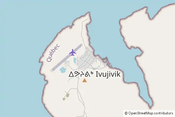 Mapa Ivujivik