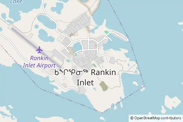 Mapa Rankin Inlet