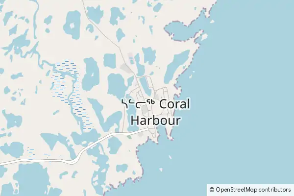 Mapa Coral Harbour