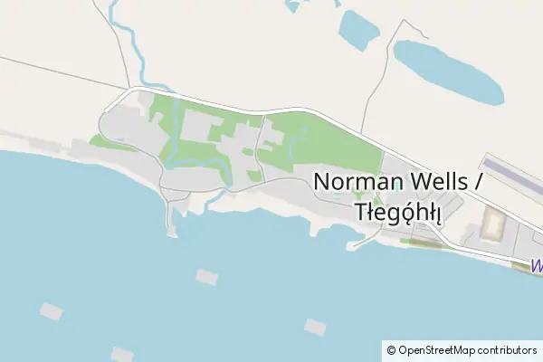 Mapa Norman Wells