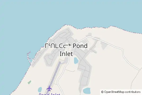 Mapa Pond Inlet