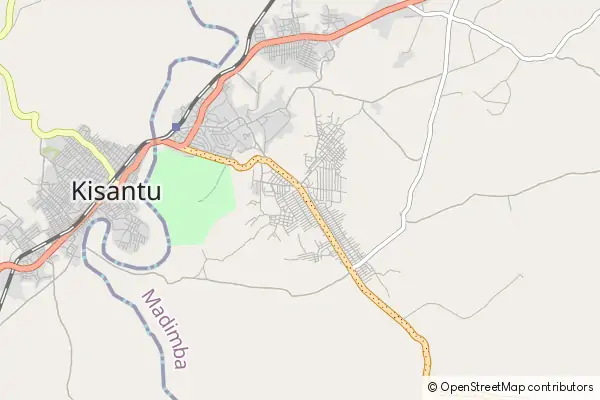 Mapa Kisantu