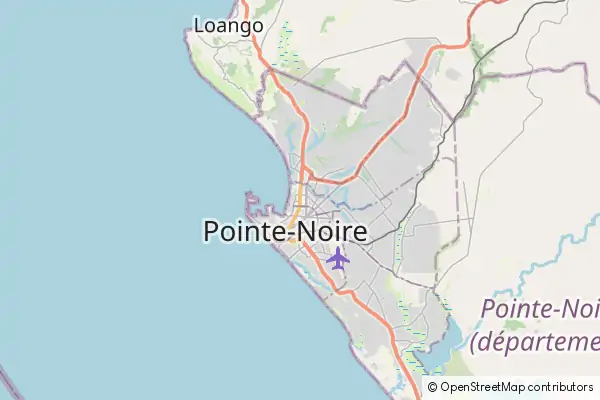 Mapa Pointe-Noire