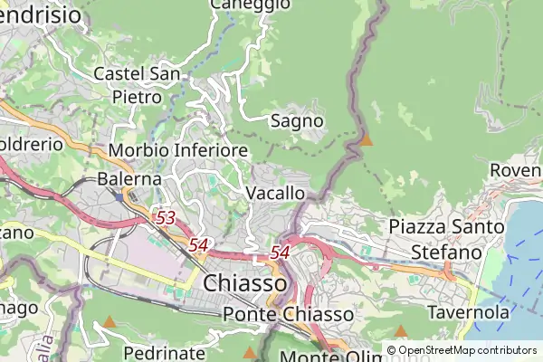 Mapa Vacallo