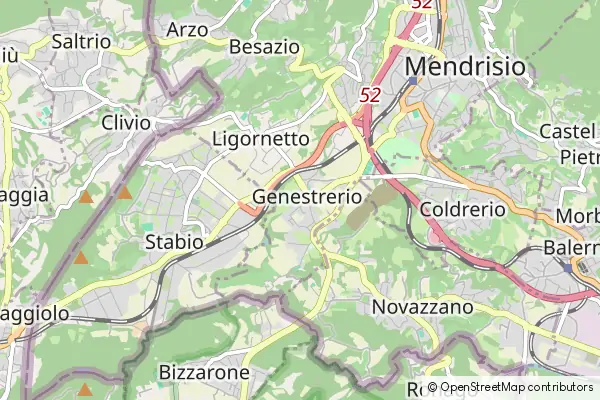 Mapa Genestrerio