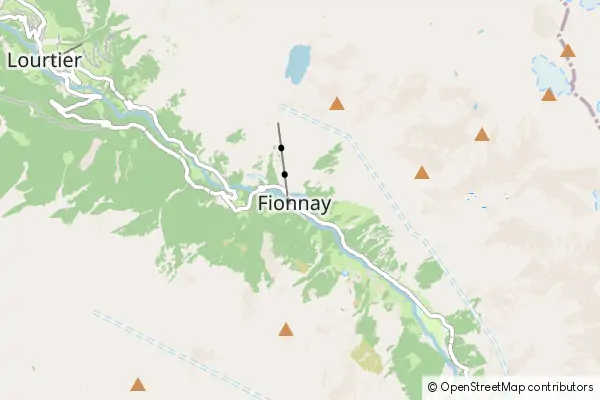 Mapa Fionnay