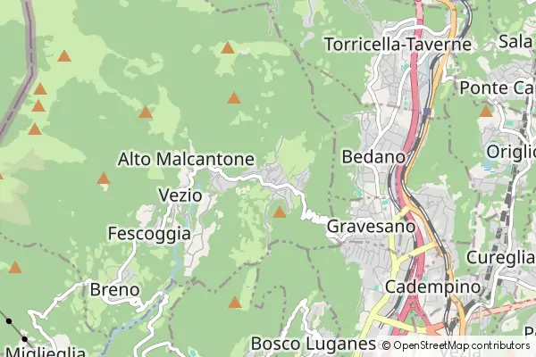 Mapa Arosio