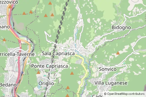 Mapa Capriasca