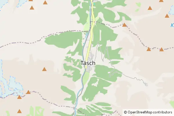 Mapa Täsch