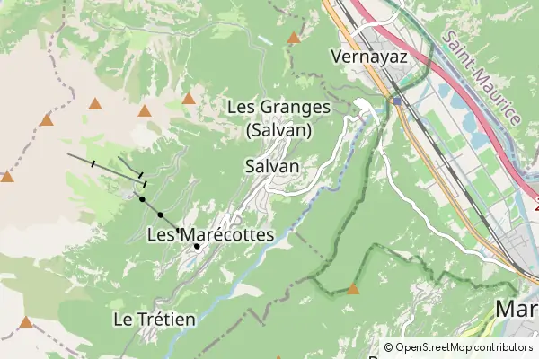 Mapa Salvan