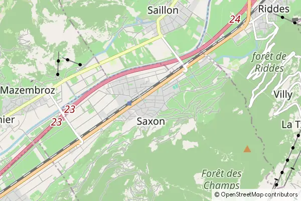 Mapa Saxon