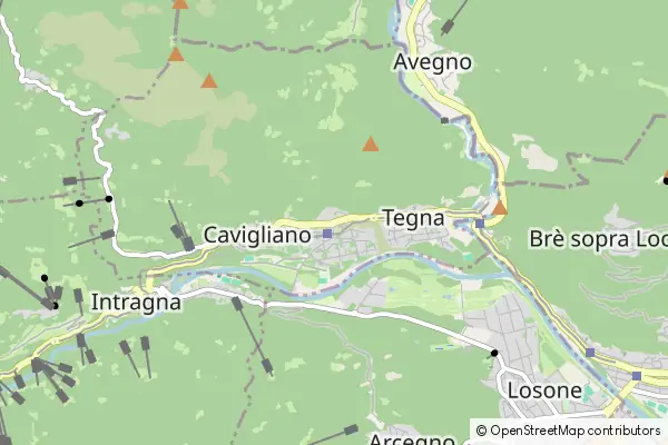 Mapa Verscio