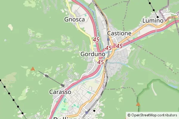 Mapa Gorduno