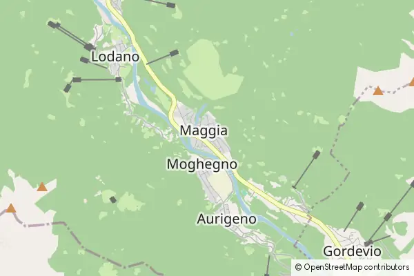 Mapa Maggia