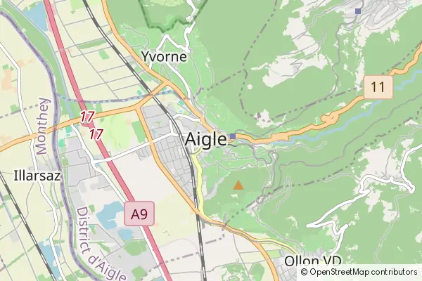 Mapa Aigle