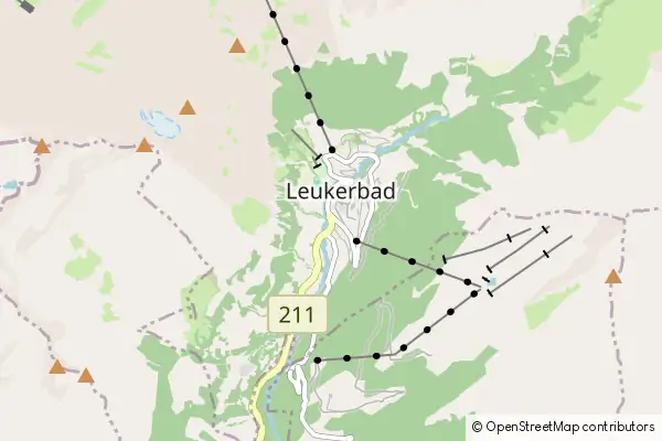 Mapa Leukerbad