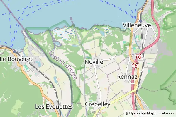 Mapa Noville