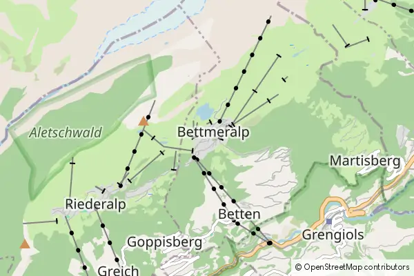 Mapa Bettmeralp