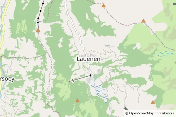 Mapa Lauenen