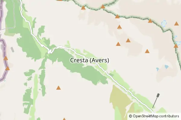 Mapa Cresta