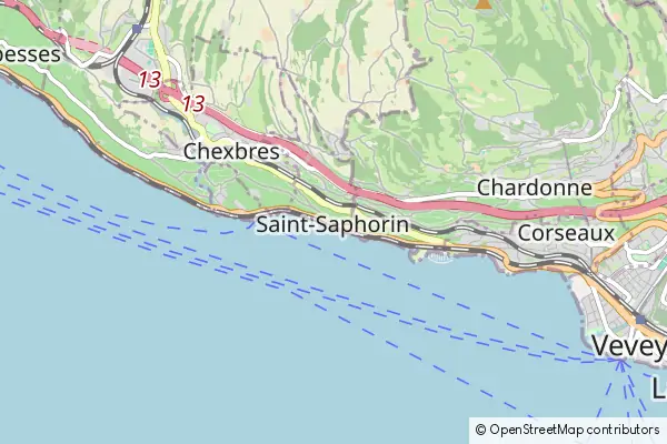 Mapa St-Saphorin-Lavaux