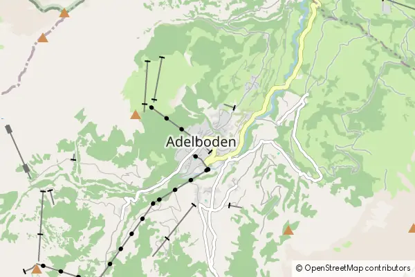 Mapa Adelboden