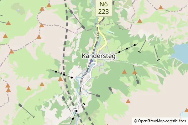 Mapa Kandersteg