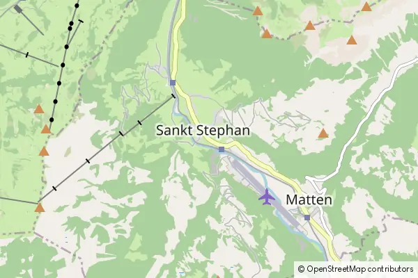 Mapa Lenk im Simmental