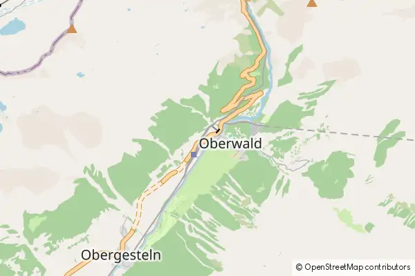 Mapa Oberwald