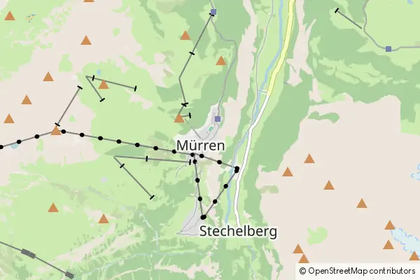 Mapa Mürren