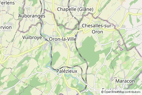 Mapa Oron