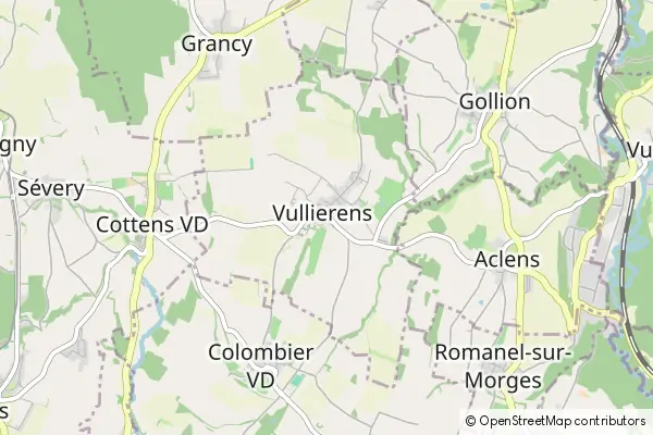 Mapa Vullierens