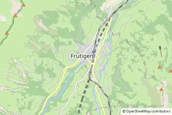 Mapa Frutigen