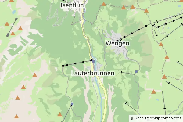 Mapa Lauterbrunnen