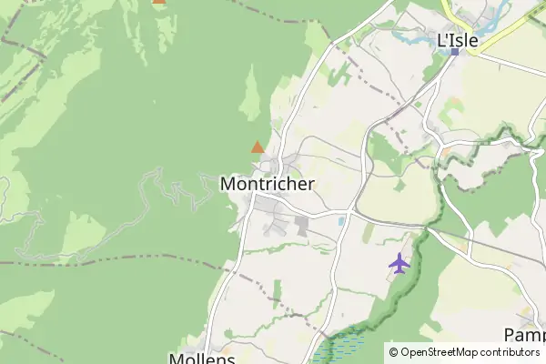 Mapa Montricher