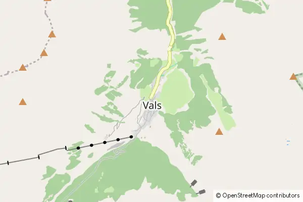 Mapa Vals