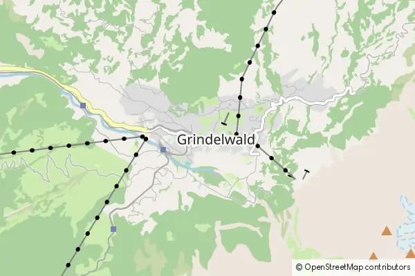 Mapa Grindelwald