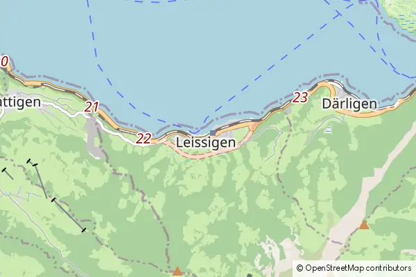 Mapa Leissigen