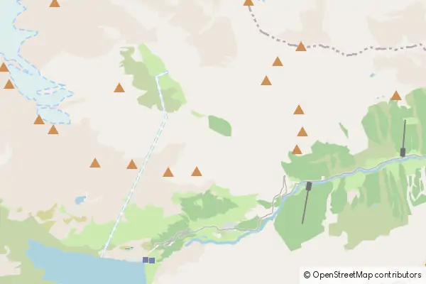 Mapa Göschenen