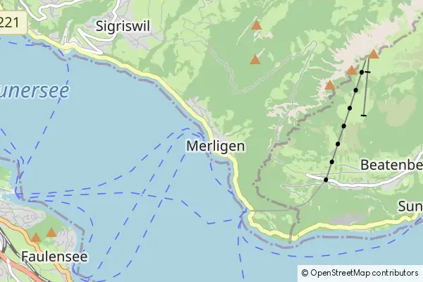 Mapa Merligen